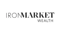 Iron Market Wealth logo featuring company name in black text on white background